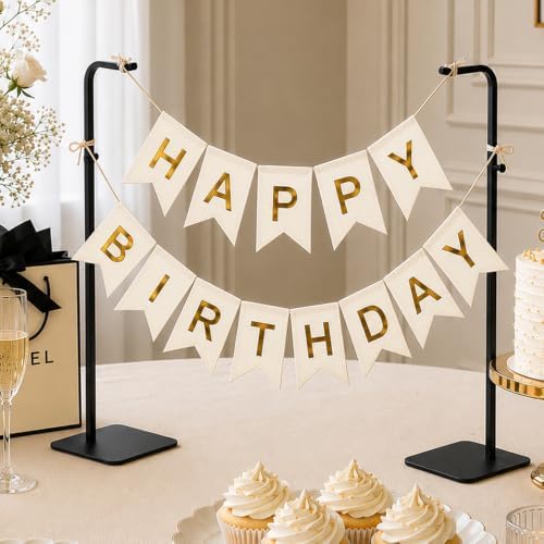 3-Pack Adjustable Table Banner Stands & Purse Holders, Black in Black, alternate view 2