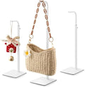 3-Pack Adjustable Table Banner Stands & Purse Holders, White in White