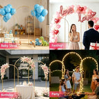 3 Pack Arch Backdrop Stand(7.2FT/6.6FT/6FT) Balloon Arch Stand, alternate view 5