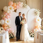 3 Pack Arch Backdrop Stand and Cover Set (7.2/6.6/6FT) Balloon Arch Stand, alternate view 2