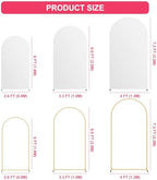 3 Pack Arch Backdrop Stand and Cover Set (7.2/6.6/6FT) Balloon Arch Stand, alternate view 3