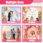 3 Pack Arch Backdrop Stand and Cover Set (7.2/6.6/6FT) Balloon Arch Stand, alternate view 6