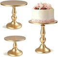 3 Pack Cake Stand Set, Metal Cupcake Stand Tiered Dessert Display Stand Serving Tray for Wedding Birthday
