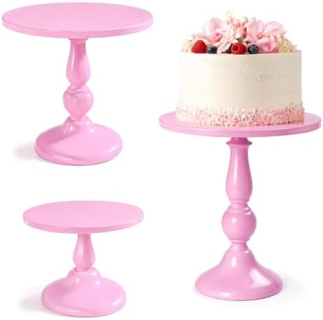 3 Pack Cake Stand Set, Metal Cupcake Stand Tiered Dessert Display Stand Serving Tray for Wedding Birthday