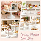 3 Pack Cake Stand Set, Metal Cupcake Stand Tiered Dessert Display Stand Serving Tray for Wedding Birthday, alternate view 7