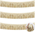 3 Pack Champagne Wavy Foil Fringe Garland 30ft Tinsel Wall Decor in Wavy Champagne Gold