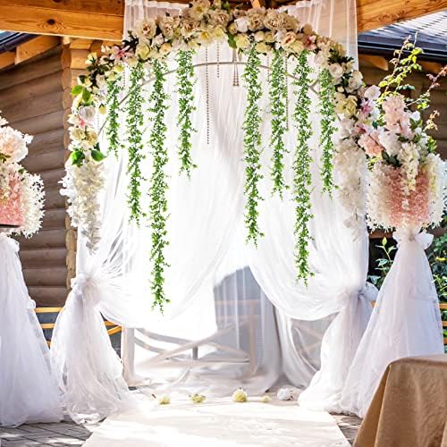 3 Pack Eucalyptus Garland 18Ft Fake Vines Artificial Greenery Garland, alternate view 4