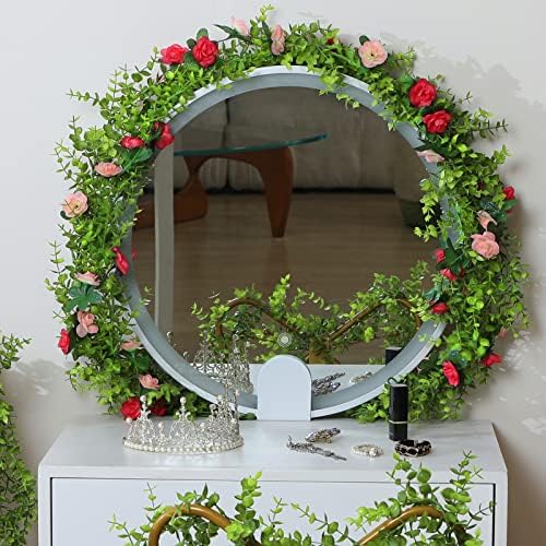 3 Pack Eucalyptus Garland 18Ft Fake Vines Artificial Greenery Garland, alternate view 6
