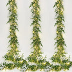3 Pack Eucalyptus Garland with LED Lights String 18Ft Greenery Garland