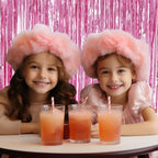 3 Pack Foil Fringe Backdrop - Pink Shiny Tinsel Curtains for Party Decoration/Photo Booth Props - 3.3x8.2 FT, alternate view