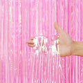 3 Pack Fringe Curtains Party Decorations, Tinsel Backdrop Curtains for Parties, Photo Booth Wedding Graduations