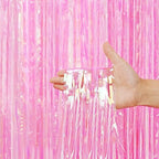 3 Pack Fringe Curtains Party Decorations, Tinsel Backdrop Curtains for Parties, Photo Booth Wedding Graduations