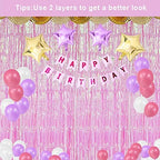 3 Pack Fringe Curtains Party Decorations, Tinsel Backdrop Curtains for Parties, Photo Booth Wedding Graduations, alternate