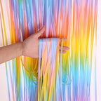 3 Pack Fringe Curtains Party Decorations, Tinsel Backdrop Curtains for Parties, Photo Booth Wedding Graduations