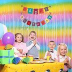 3 Pack Fringe Curtains Party Decorations, Tinsel Backdrop Curtains for Parties, Photo Booth Wedding Graduations, alternate