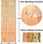 3 Pack Fringe Curtains Party Decorations, Tinsel Backdrop Curtains for Parties, Photo Booth Wedding Graduations, alternate