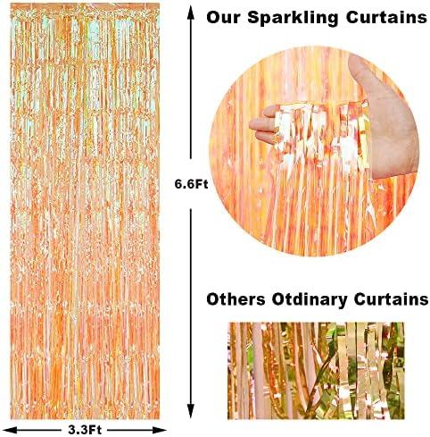 3 Pack Fringe Curtains Party Decorations, Tinsel Backdrop Curtains for Parties, Photo Booth Wedding Graduations, alternate