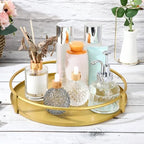 3 Pack Gold Cake Stands 16'' 14'' 12'' Round Metal Cupcake Display Stands Dessert Trays Table Decoration Cookies, alternate