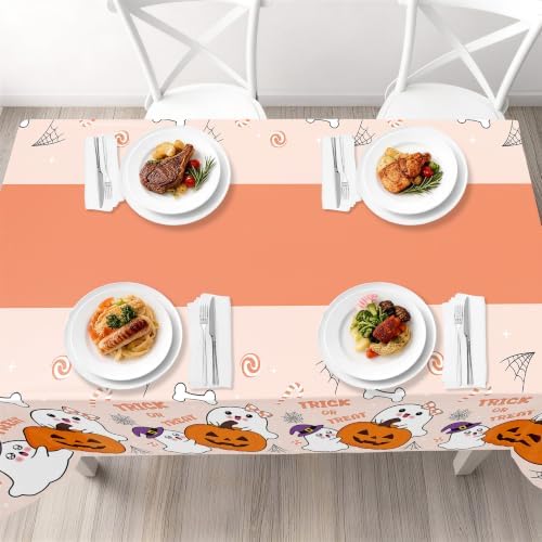 3 Pack Halloween Tablecloth Rectangle Table, Halloween Decorations, alternate view 6