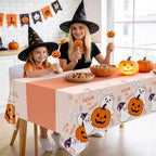 3 Pack Halloween Tablecloth Rectangle Table, Halloween Decorations, alternate view 7