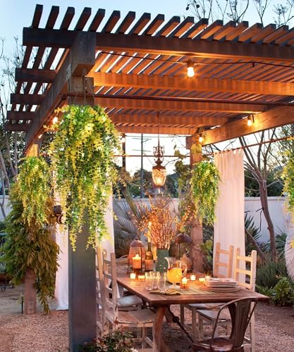 3 Pack Hanging Money Plants Faux Draping Plants Fake Hanging Planta, alternate view 5