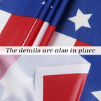 3 Pack Patriotic Tablecloth, Disposable Plastic Tablecloth 54"x108" Patriotic Decorations, Birthday Party Table, alternate