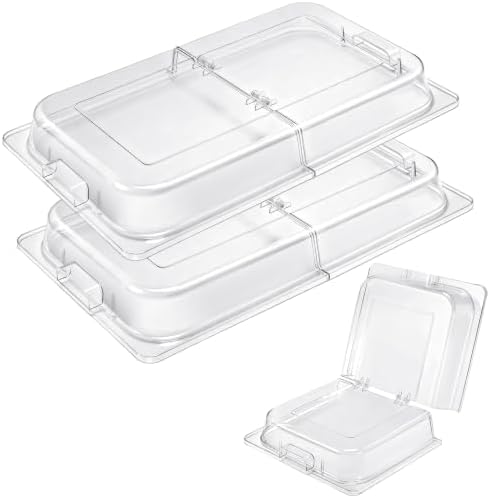 3 Pack Polycarbonate Hinged Dome Cover with Handle