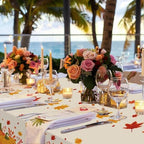 3 Pack Thanksgiving Disposable Tablecloths,54 x 108 Inch Thanksgiving Decorations, Give Thanks Table Cloth for, alternate