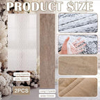3 Panel Wedding Arch Draping Fabric Set for Wedding Bridal Shower Decor in 5.9"W x 13.4"L (Pack of 3), alternate view 2