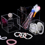 3 Pcs 3" 4" 5" Acrylic Boxes for Display, Display Stand Shelf, alternate view 4