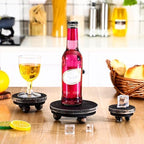 3 Pcs 5/4/3 Inch Mini Wooden Risers for Decor, Black in 5/4/3 Inch in Black, alternate view 5