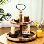 3 Pcs 5/4/3 Inch Mini Wooden Risers for Decor, Brown in 5/4/3 Inch in Brown, alternate view 2