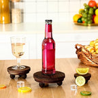 3 Pcs 5/4/3 Inch Mini Wooden Risers for Decor, Brown in 5/4/3 Inch in Brown, alternate view 5
