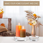 3 Pcs 8/6/4 Inch Mini Wooden Risers for Decor, Washed White in 5/4/3 Inch in Washed White, alternate view 6