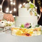 3 Pcs Acrylic Cake Stand with LED Lights 12‘’, 14‘’, 16‘’ Clear Fillable Cake Riser Round 3 Tier Case Box for, alternate view