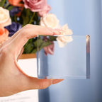 3 Pcs Acrylic Risers Stand Display Block Decor Riser 3 Size, Square in clear, alternate view 4