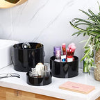 3 Pcs Black Acrylic Riser for Display Stand Round Cake Dessert Stand in Black, alternate view 5