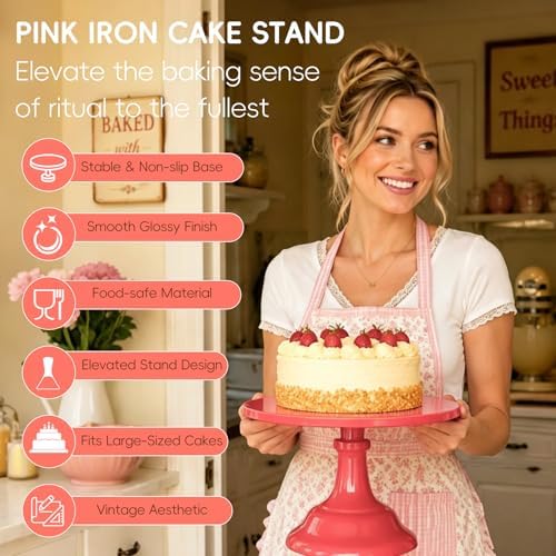 3 Pcs Cake Stand Set,8"/10"/12" inch, Metal Cupcake Holders Stand for Birthday Wedding Banquets, Pastry Display, alternate