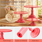 3 Pcs Cake Stand Set,8"/10"/12" inch, Metal Cupcake Holders Stand for Birthday Wedding Banquets, Pastry Display, alternate