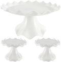 3 Pcs Cake Stand Set, Laced Cake Stand, Mini Cupdake Holder for Party, Wedding, Birthday, Celebration, Baby