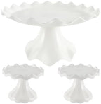 3 Pcs Cake Stand Set, Laced Cake Stand, Mini Cupdake Holder for Party, Wedding, Birthday, Celebration, Baby