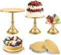3 Pcs Cake Stand with 20Pcs Cakeboard Round, Cake Stand Set Disc Diameter 8" 10" 12", Perfect Dessert Table
