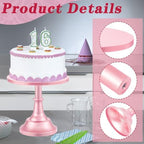 3 Pcs Cake Stand with 20Pcs Cakeboard Round, Cake Stand Set Disc Diameter 8" 10" 12", Perfect Dessert Table, alternate view 5