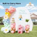 3 Pcs Cylinder Pedestal Stands Wedding Round Cylinder with 3 Size S+M+L, Cake Display Stand Set for Weddings, alternate view