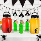 3 Pcs Drink Dispensers with Stand for Parties, 1 Gallon Set, Black in Black, alternate view 6