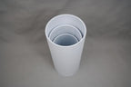 3 PCS Metal White Display Stands Pillars (3, White 1), alternate view 6