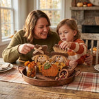 3 Pcs Rustic Fall Scarecrow Decorations Farm Pumpkin Friends Set, alternate view 4