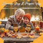 3 Pcs Rustic Fall Scarecrow Decorations Farm Pumpkin Friends Set, alternate view 5