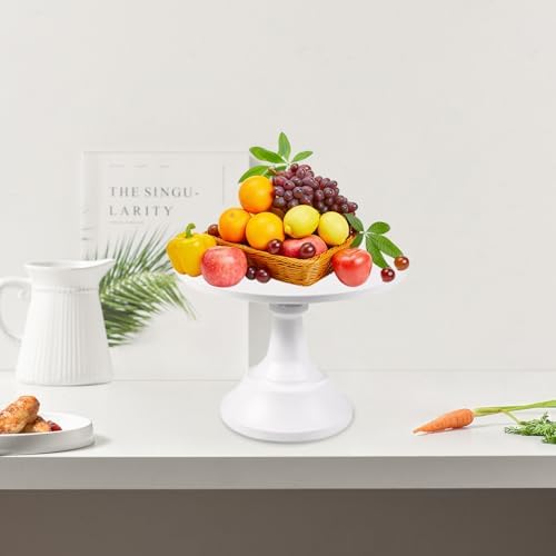 3 Pcs White Cake Stand, Dessert Display Table with Base in White, alternate view 2