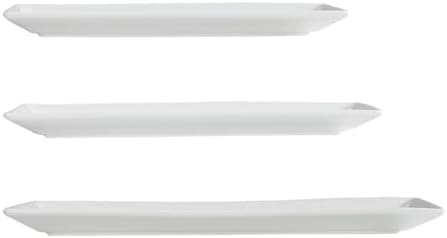 3-Piece Porcelain Serving Platters, Oven Safe, for Entertaining, Appetizer, Dinner, Dessert, 12.75 inch, 11, alternate view 4